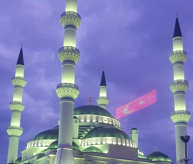 Zonguldak Uzun Mehmet Cami Aydınlatması
